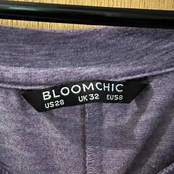 Size 28 - BloomChic - Light Purple Short Sleeve Pullover - Picture 2 of 6